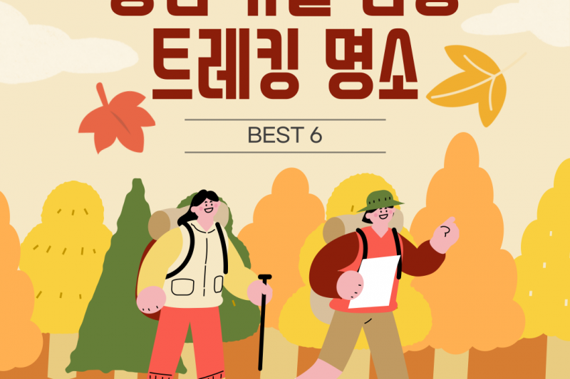 충남 가을 단풍 트레킹 명소 Best 6!